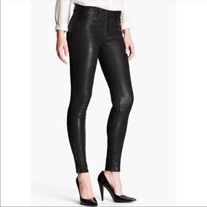 J BRAND 8001 LAMBSKIN LEATHER PANTS